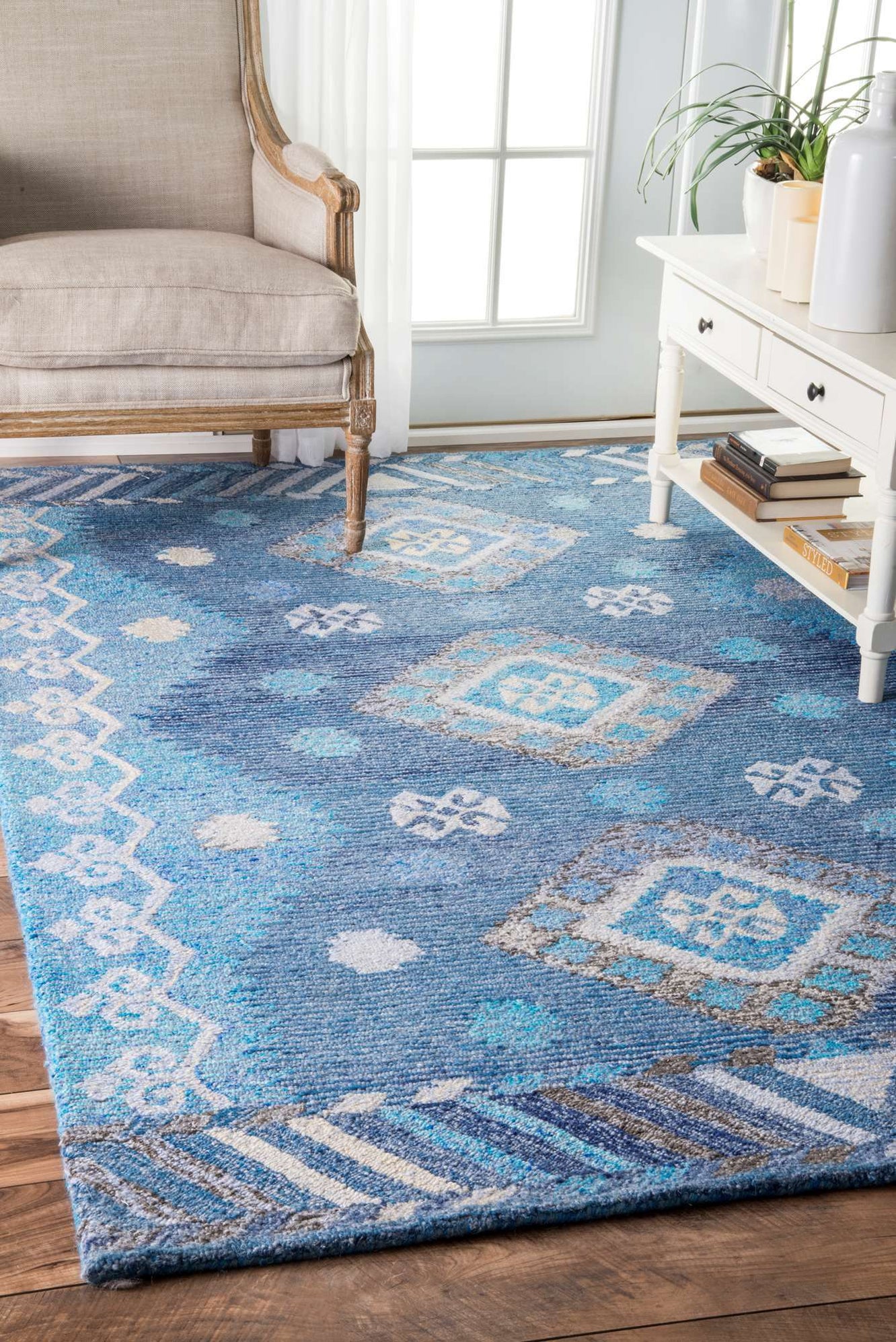 Hand Tufted Tribal Diamond Valene Area Rug — nuLOOM