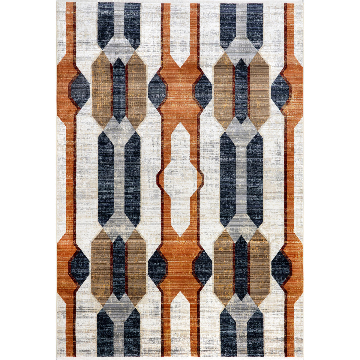Chic Area Rug - Mudcloth Design - 6 x 9-ft - The Collab USA