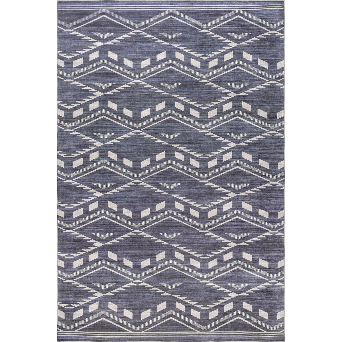 Amala Blue Outdoor Rug Washable