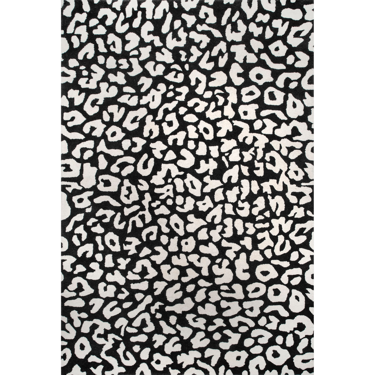 Rorie Leopard Print Wool Area Rug