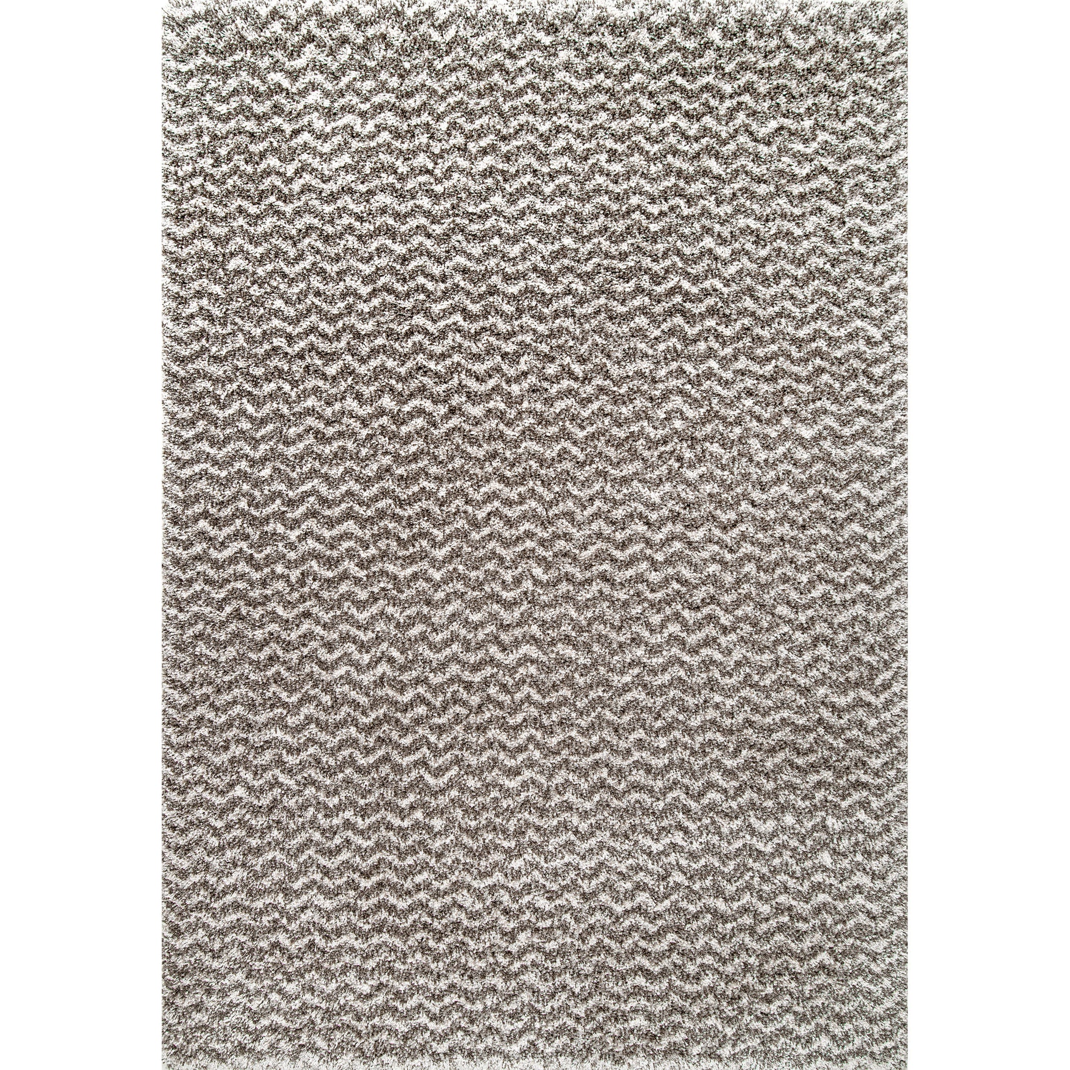 Cuellar Chevron Shaggy Area Rug — nuLOOM