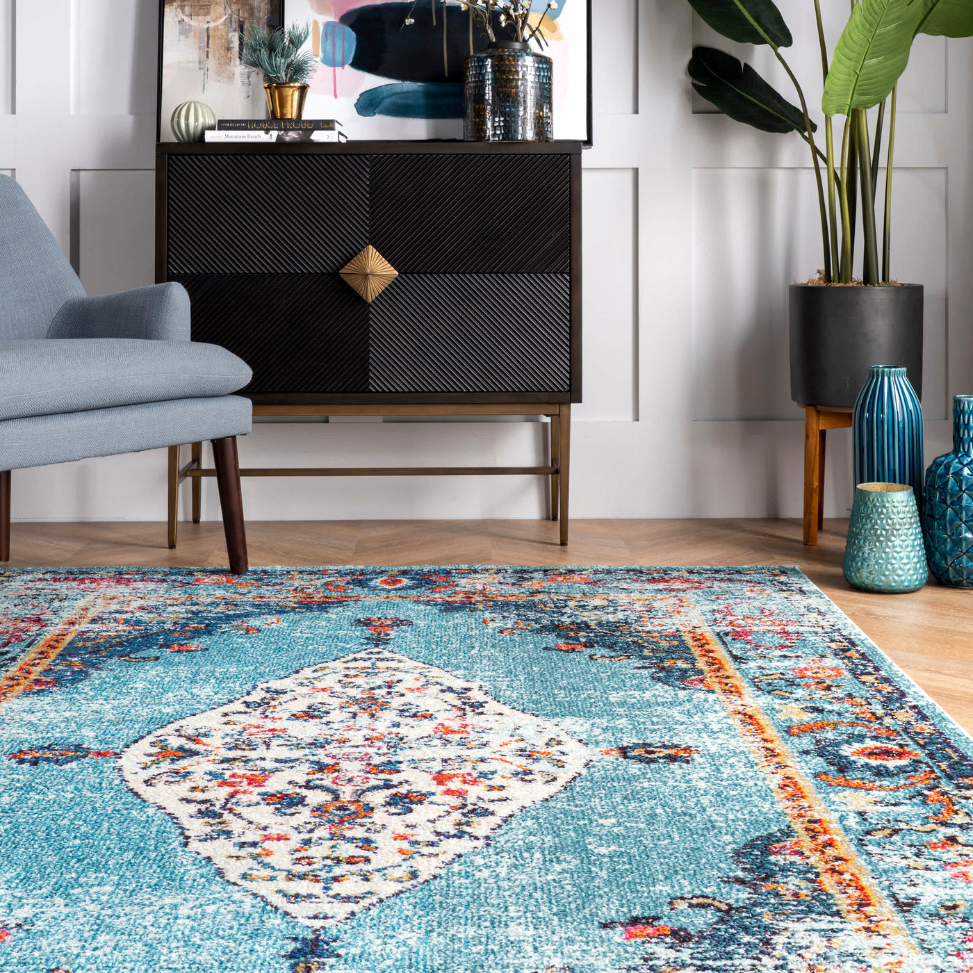 Vintage Medallion Veronica Area Rug — nuLOOM