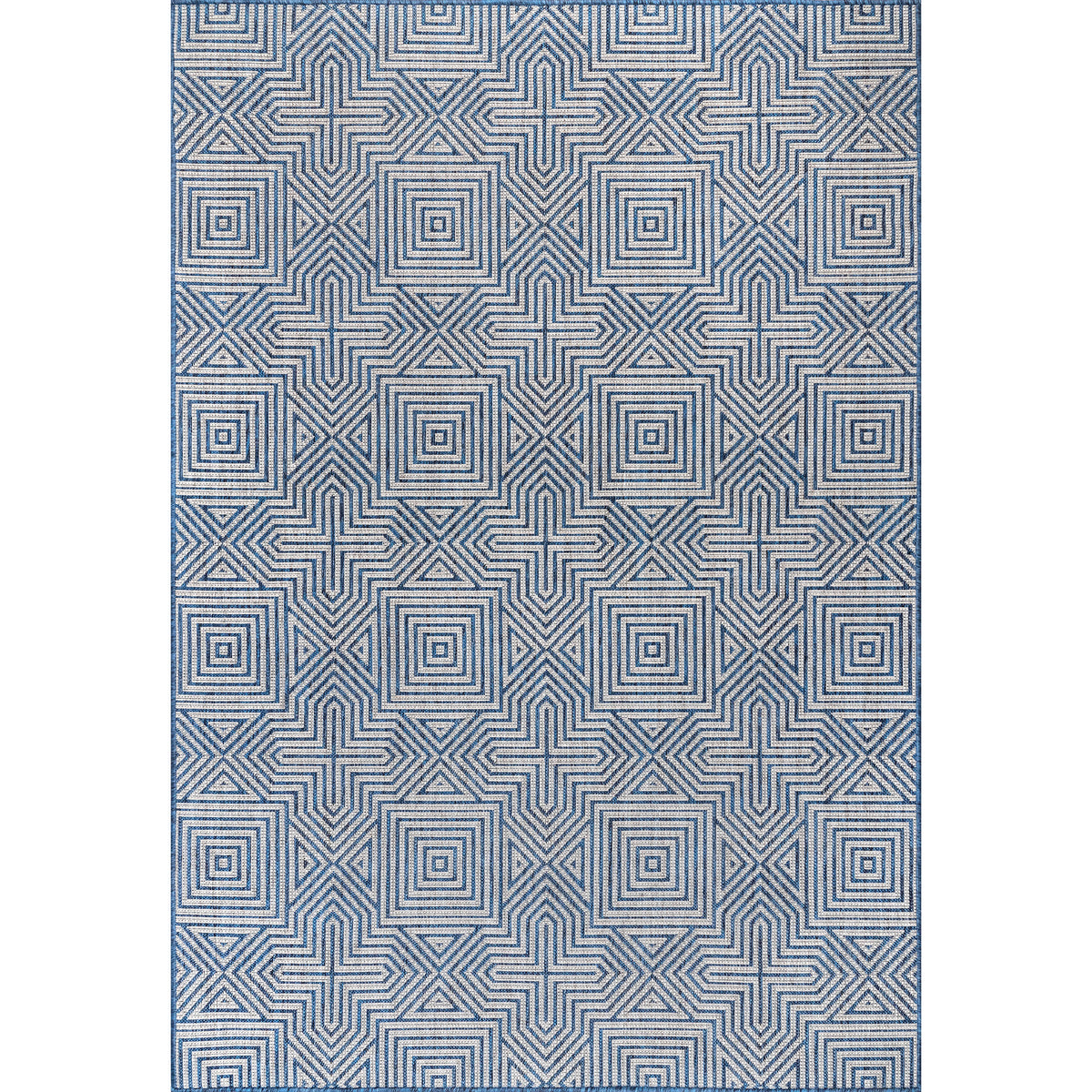 Gris Contemporary Indoor/Outdoor Area Rug — nuLOOM