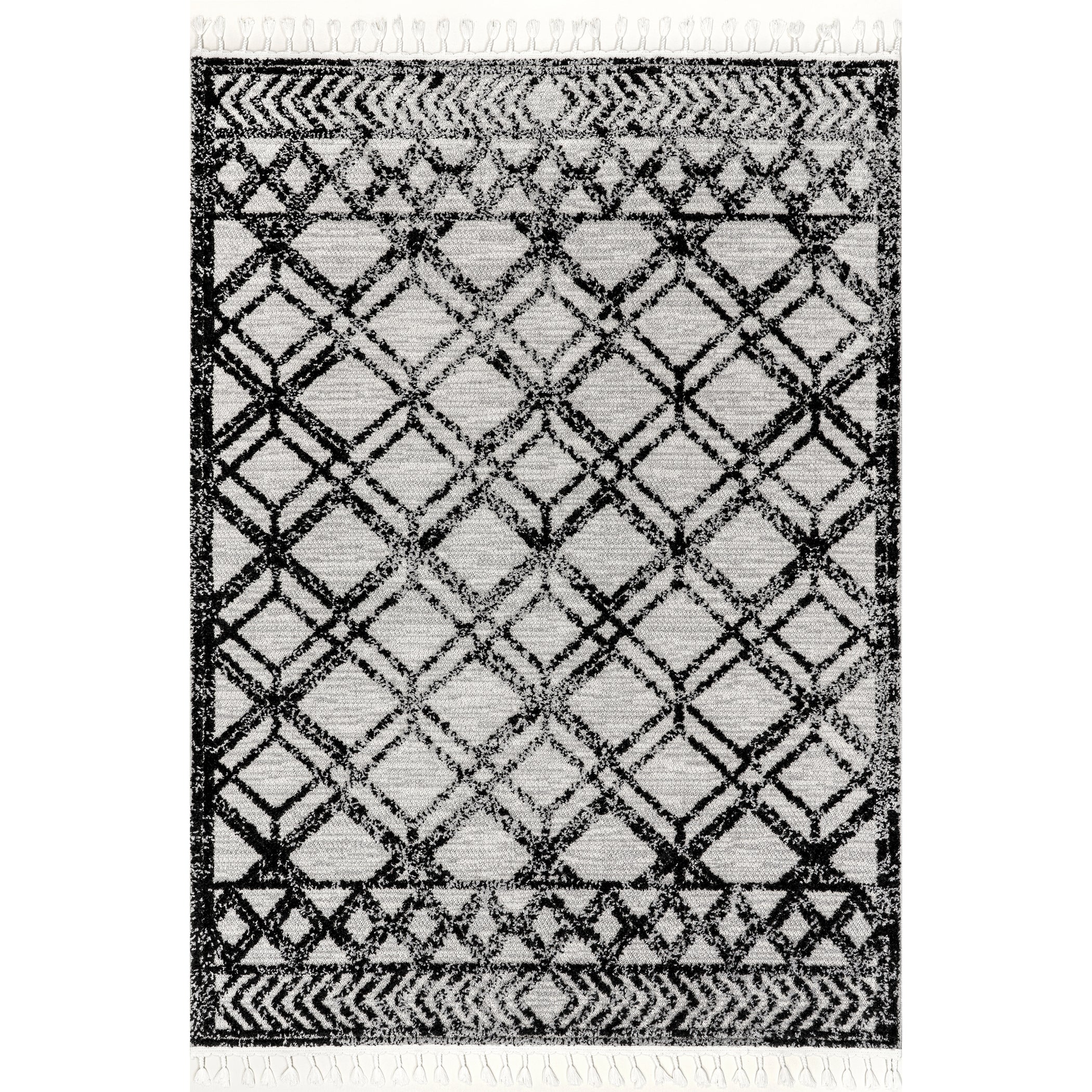 Ansley Moroccan Lattice Tassel Area Rug — nuLOOM