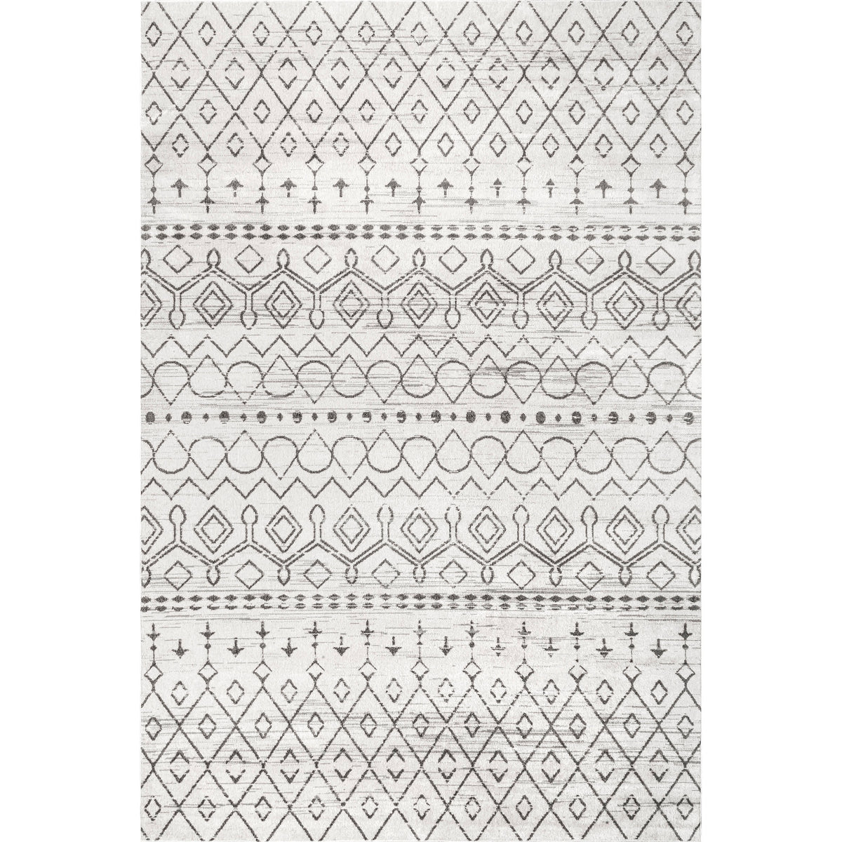 nuLOOM Beau Comfort Non Slip Rug Pad, 7x9, White